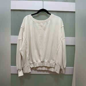 American Eagle Outfitters Cream Knit Top